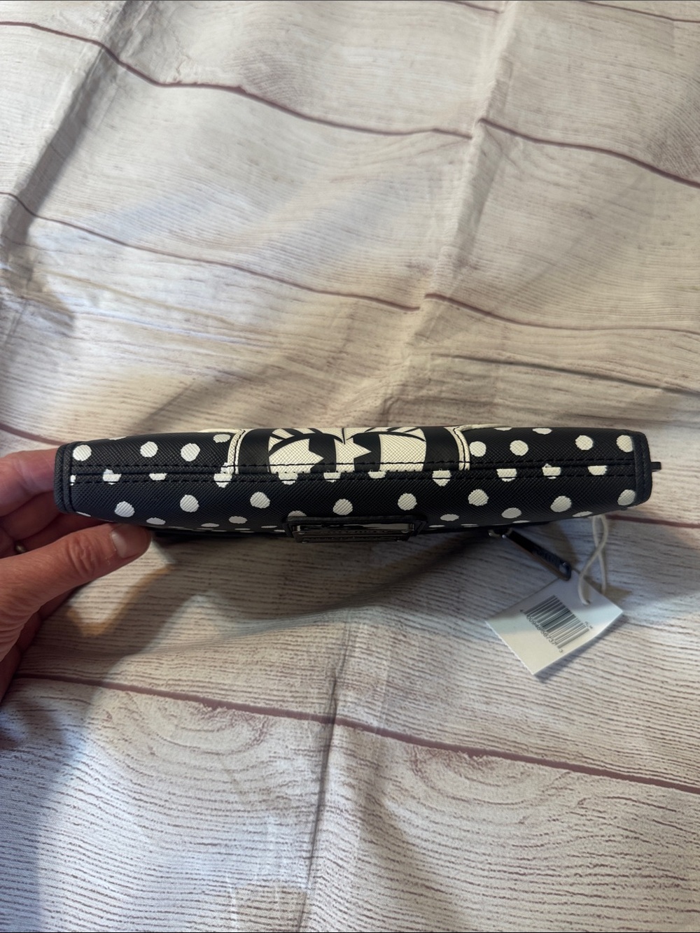 NWT Disney Parks Loungefly Wallet - Minnie Mouse With Polka Dots - Picture 6 of 15
